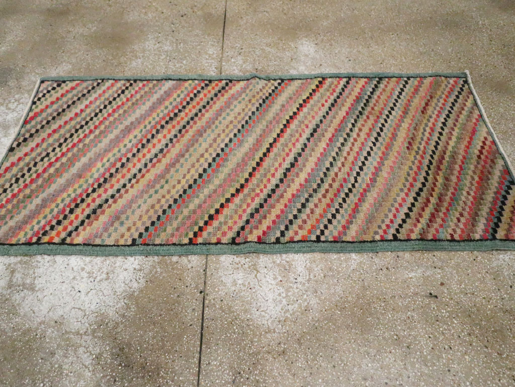 Vintage Turkish Anatolian Throw Rug, No.21933 - Gsblank