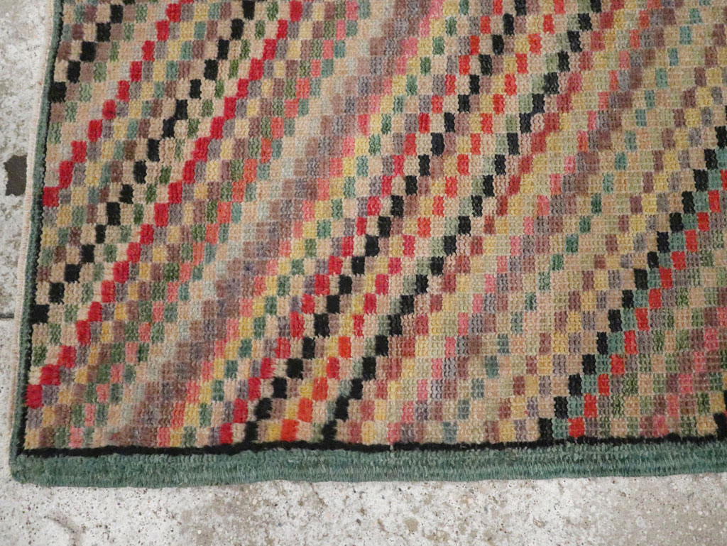 Vintage Turkish Anatolian Throw Rug, No.21933 - Gsblank