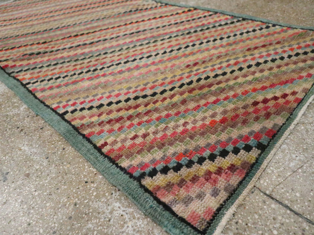 Vintage Turkish Anatolian Throw Rug, No.21933 - Gsblank