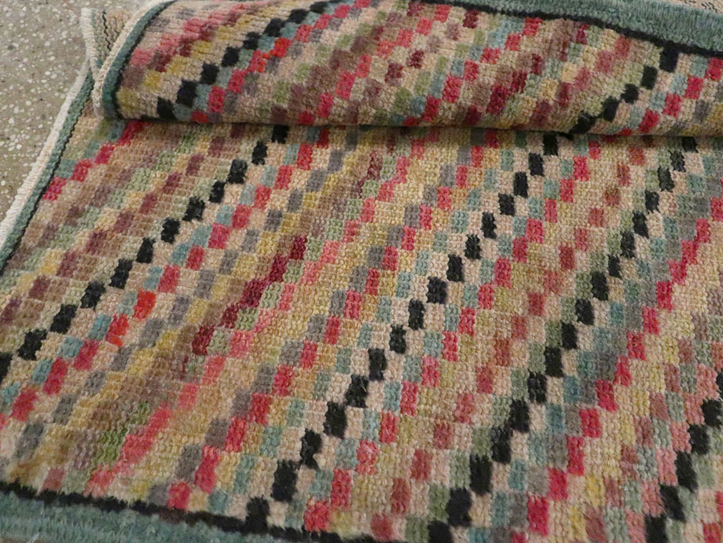 Vintage Turkish Anatolian Throw Rug, No.21933 - Gsblank