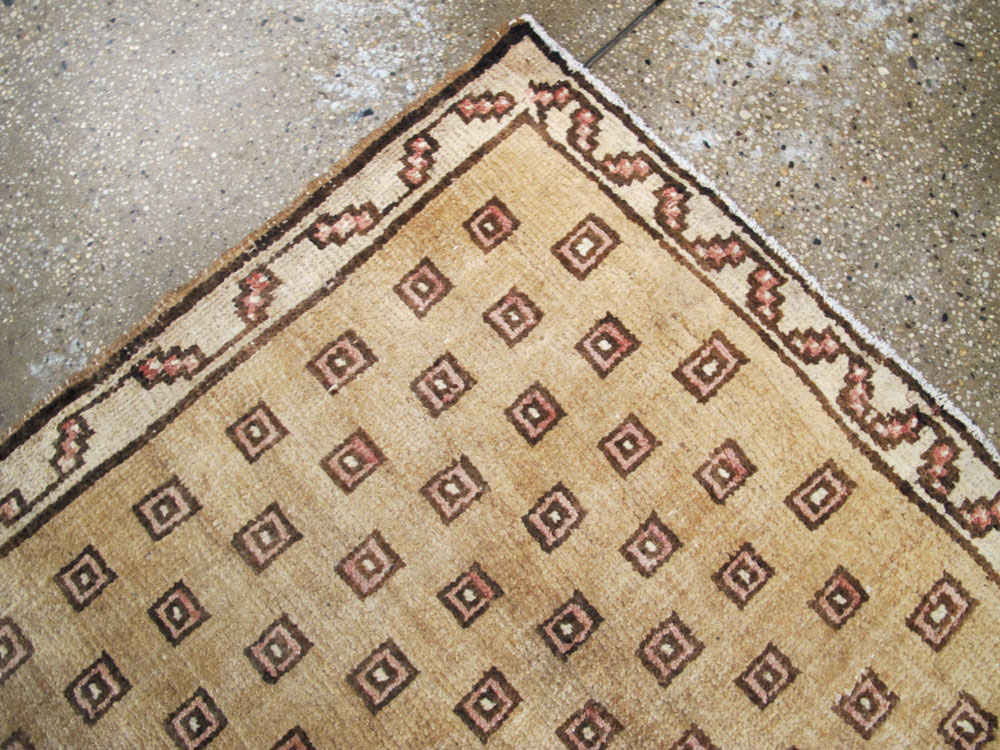 Vintage Turkish Anatolian Wide Gallery Runner, No.21938 - Gsblank