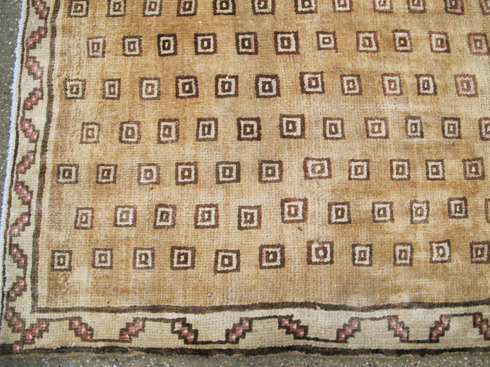 Vintage Turkish Anatolian Wide Gallery Runner, No.21938 - Gsblank