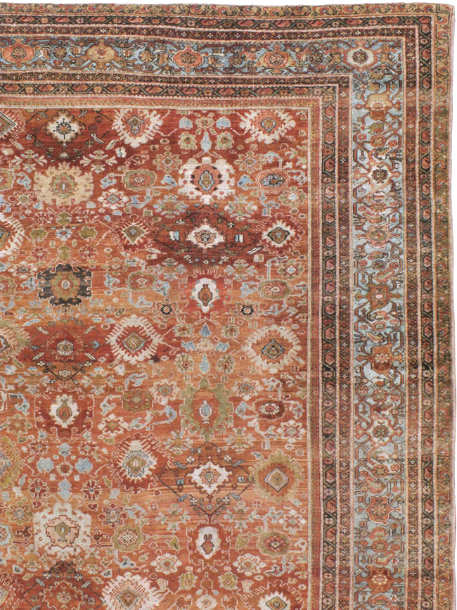 Antique Persian Mahal Carpet, No.21939 - Gsblank