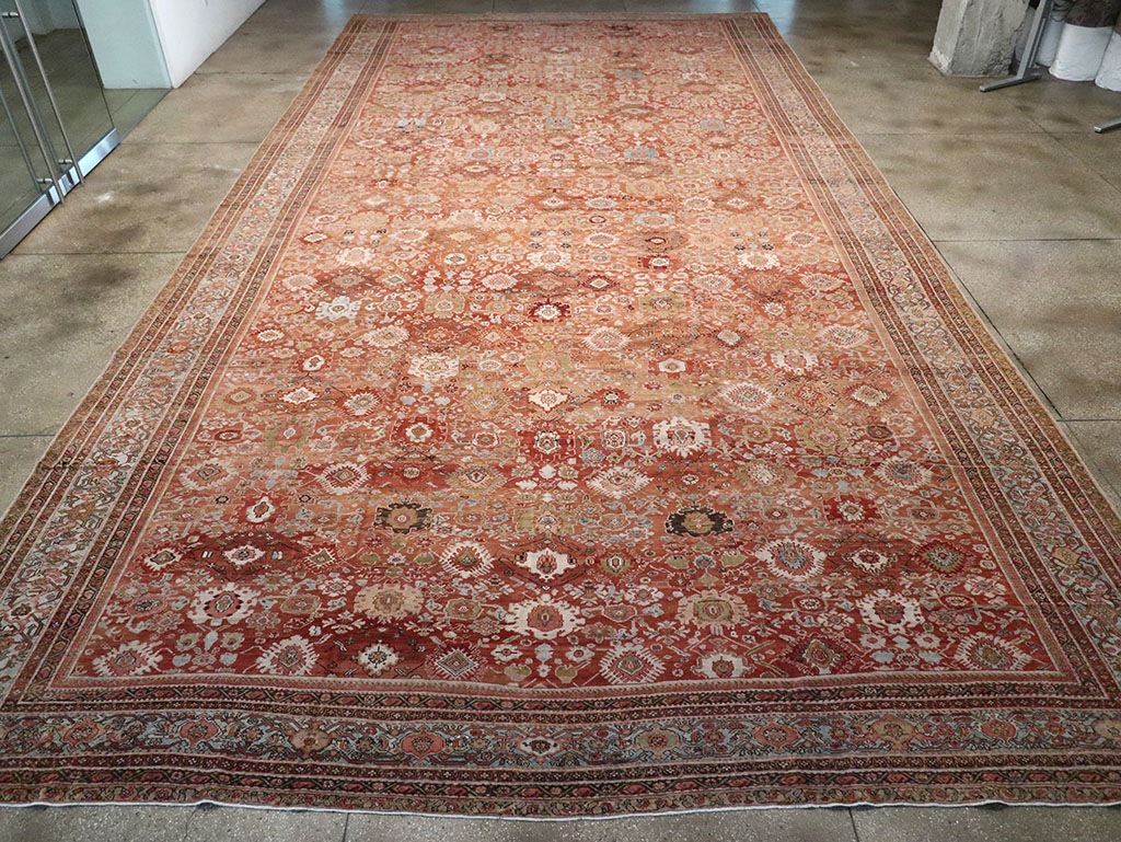 Antique Persian Mahal Carpet, No.21939 - Gsblank