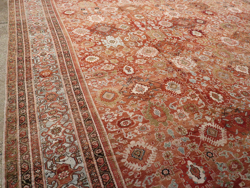 Antique Persian Mahal Carpet, No.21939 - Gsblank