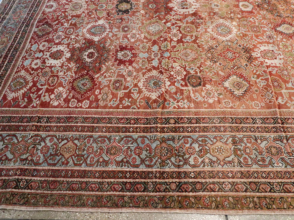 Antique Persian Mahal Carpet, No.21939 - Gsblank
