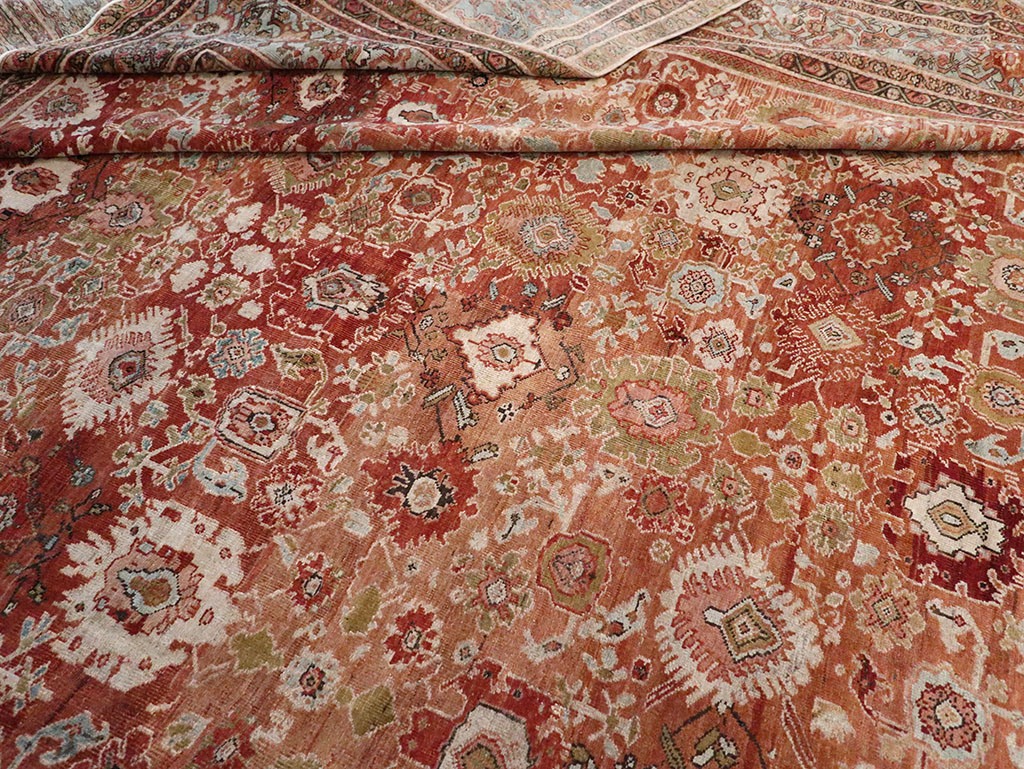 Antique Persian Mahal Carpet, No.21939 - Gsblank