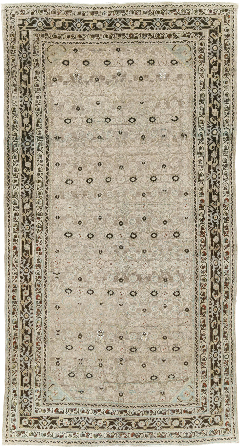Vintage Persian Malayer Gallery Rug, No.21941 - Gsblank