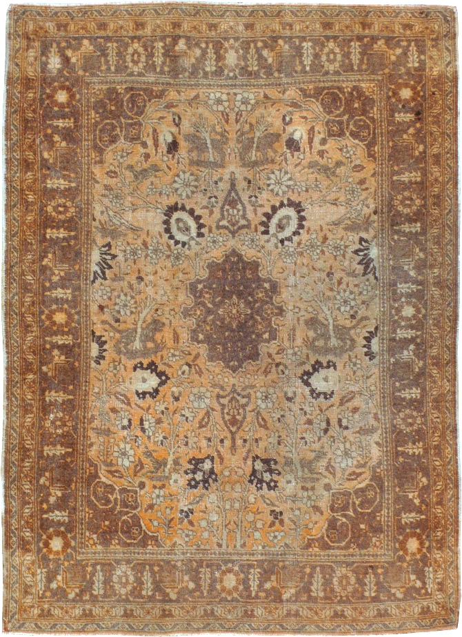Antique Persian Tabriz Rug, No.21956 - Gsblank