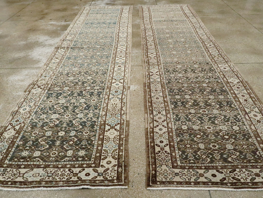 Vintage Persian Malayer Runner (Pair: 2 of 2), No.21974 - Gsblank