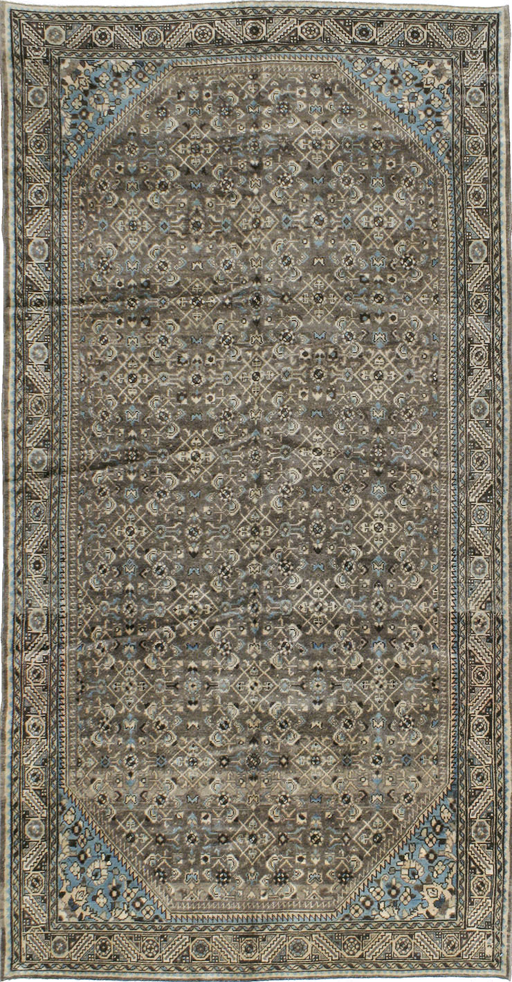 Vintage Persian Malayer Gallery Rug, No.21978 - Gsblank