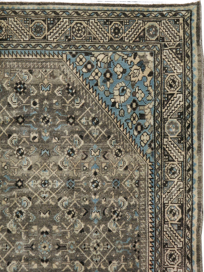 Vintage Persian Malayer Gallery Rug, No.21978 - Gsblank