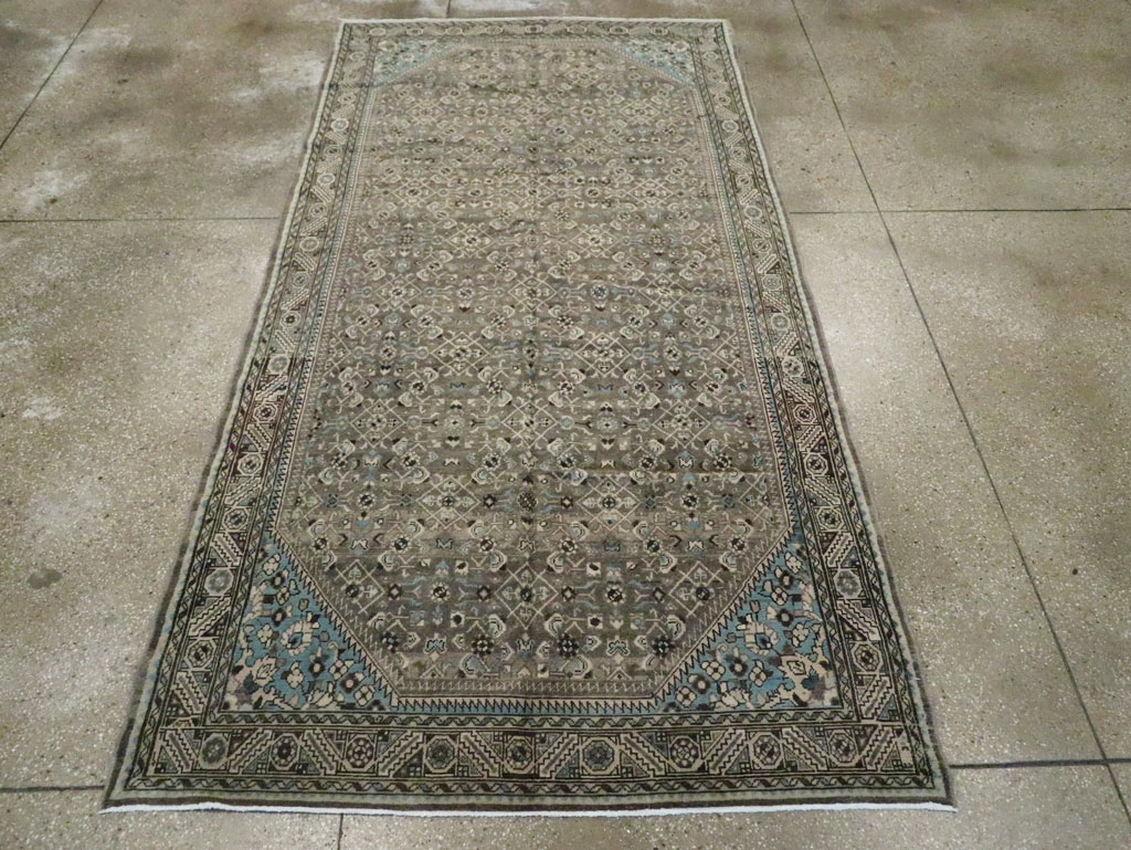 Vintage Persian Malayer Gallery Rug, No.21978 - Gsblank