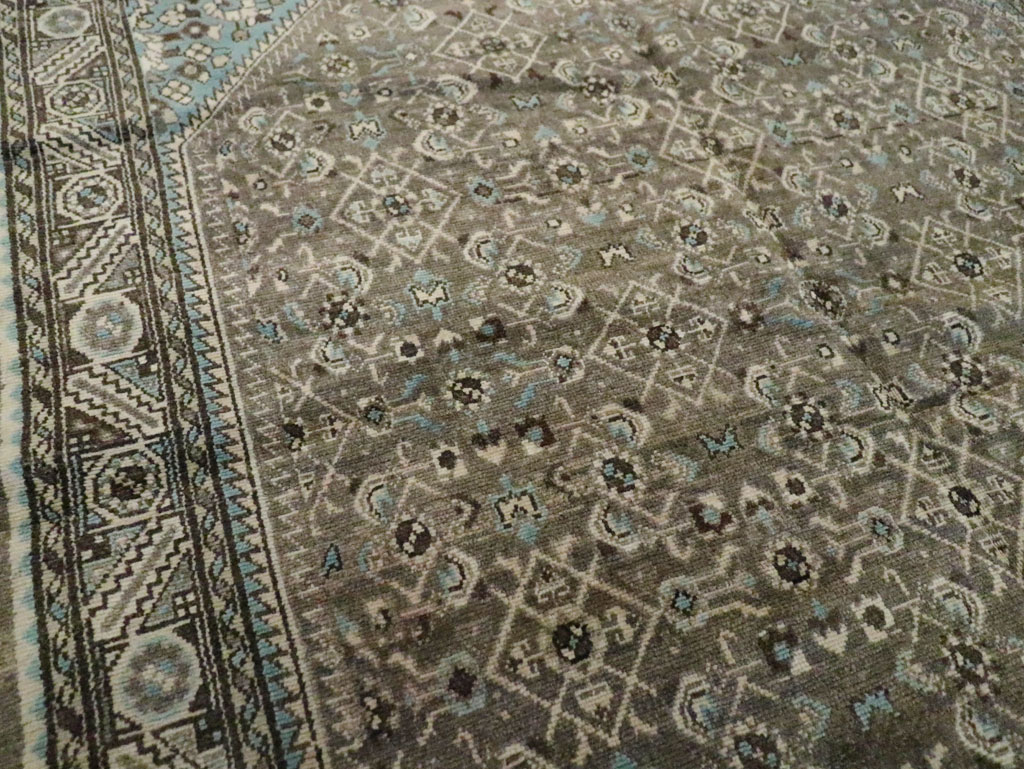 Vintage Persian Malayer Gallery Rug, No.21978 - Gsblank