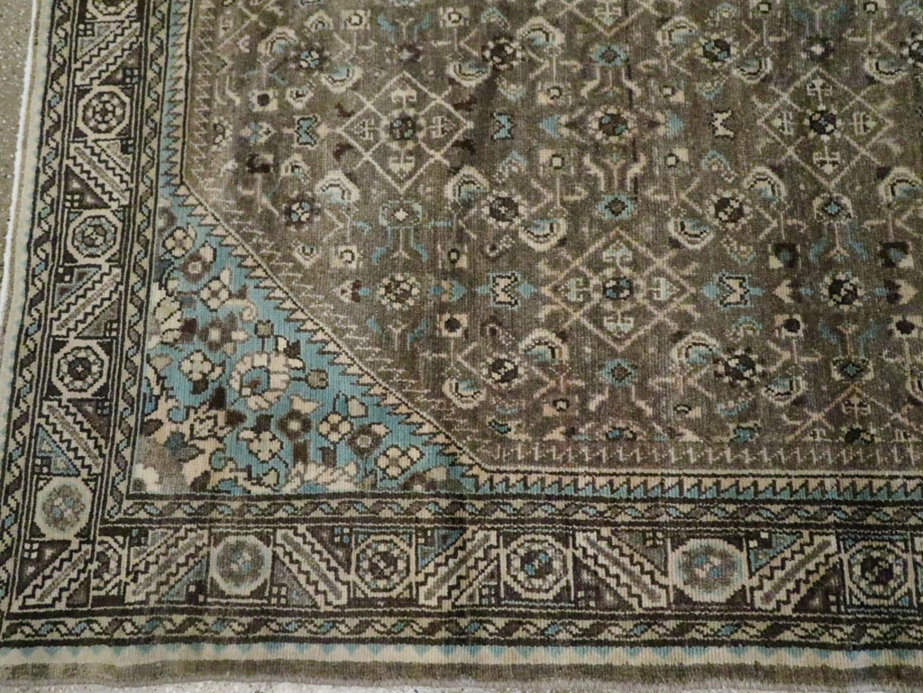 Vintage Persian Malayer Gallery Rug, No.21978 - Gsblank