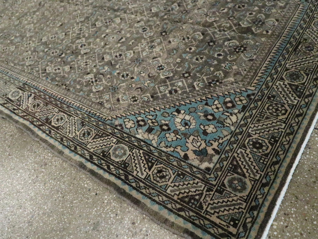 Vintage Persian Malayer Gallery Rug, No.21978 - Gsblank