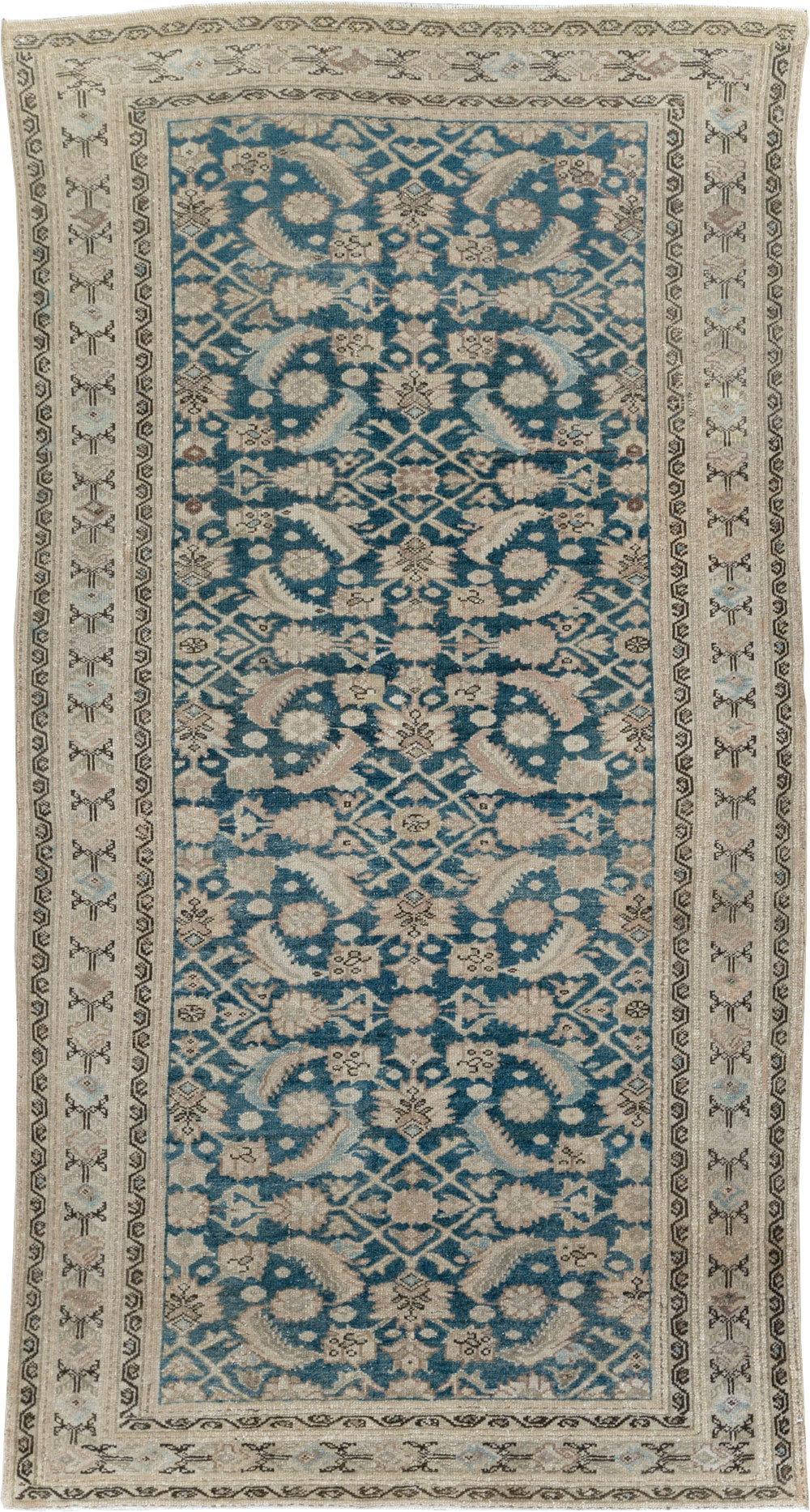 Antique Persian Malayer Accent Rug, No.22002 - Gsblank