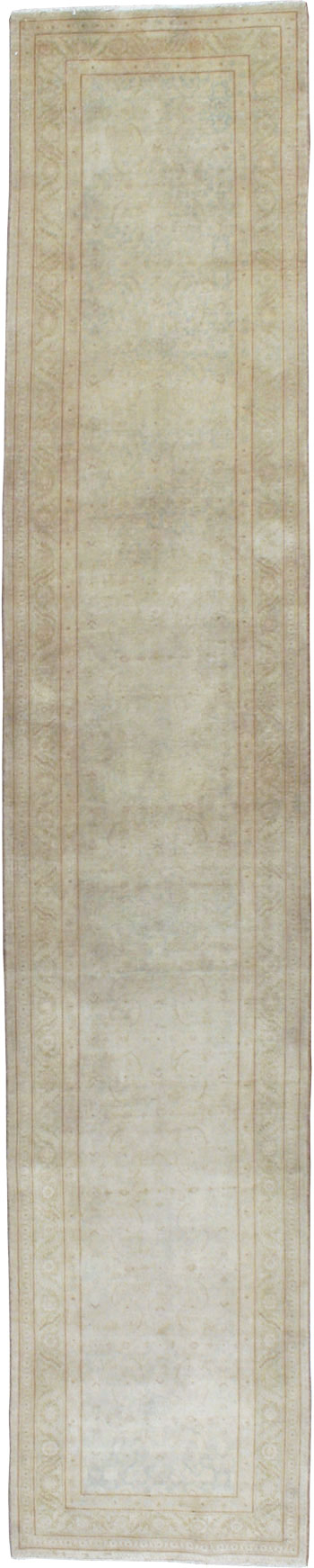 Antique Persian Tabriz Runner, No.22003 - Gsblank