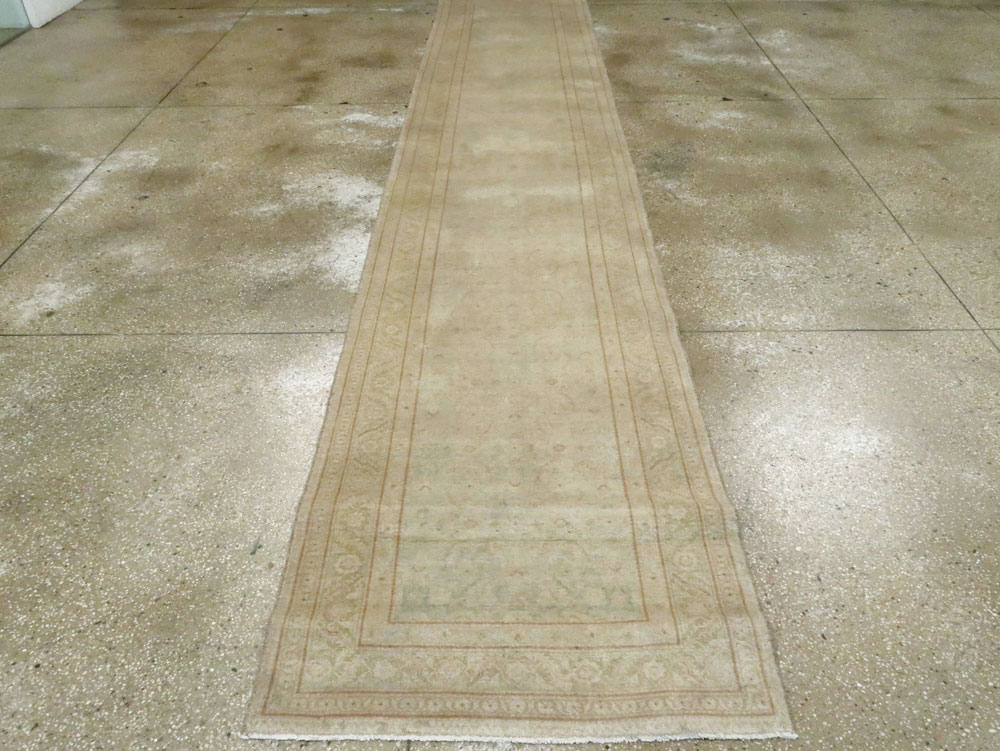 Antique Persian Tabriz Runner, No.22003 - Gsblank