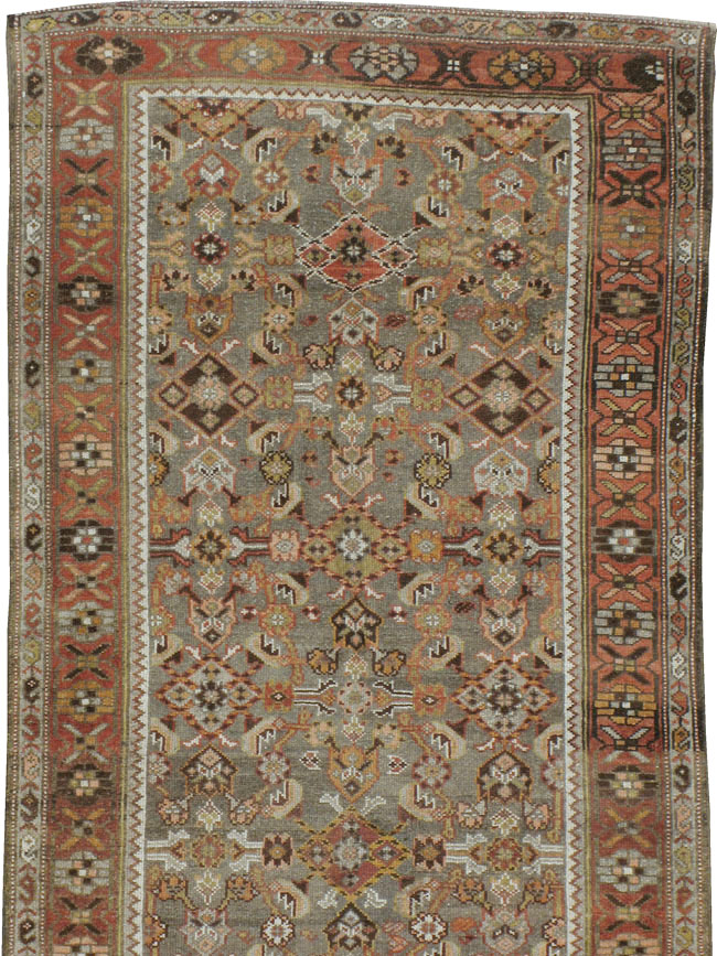 Vintage Persian Kurdish Runner, No.22006 - Gsblank