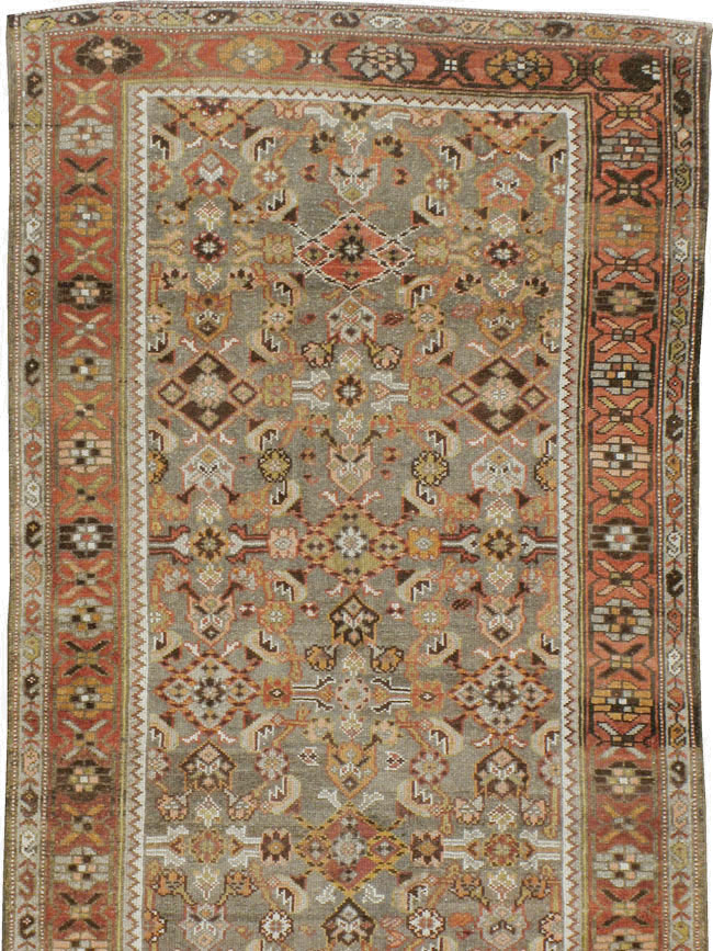Vintage Persian Kurdish Runner, No.22006 - Gsblank