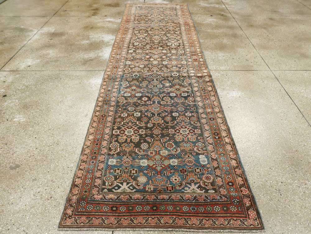 Antique Persian Bidjar Runner, No.22007 - Gsblank