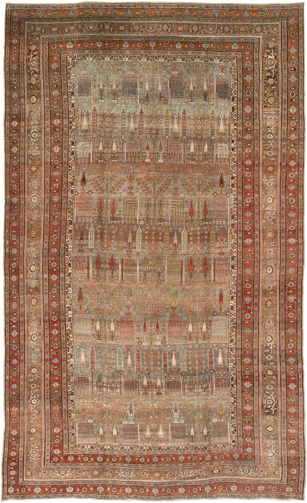Antique Persian Bidjar Carpet, No.22011 - Gsblank