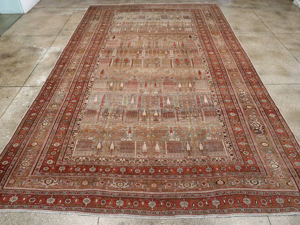 Antique Persian Bidjar Carpet, No.22011 - Gsblank