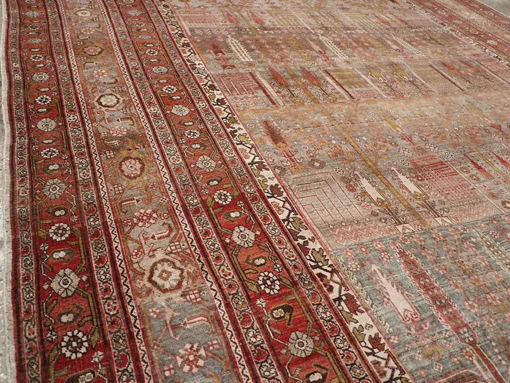 Antique Persian Bidjar Carpet, No.22011 - Gsblank