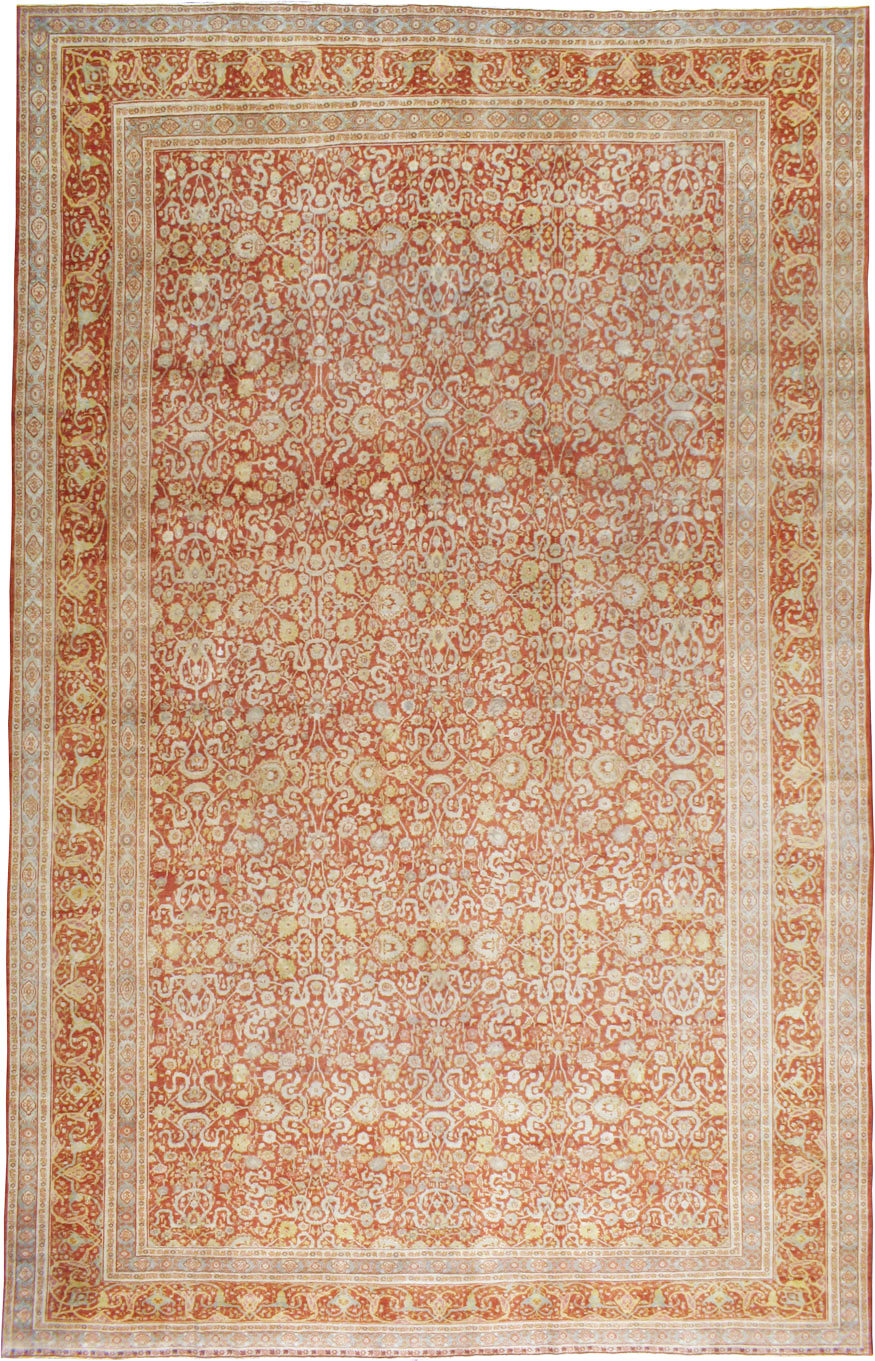 Antique Persian Tabriz Carpet, No.22015 - Gsblank