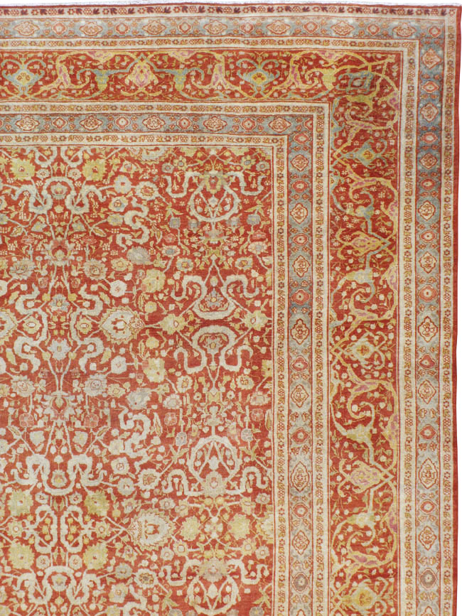 Antique Persian Tabriz Carpet, No.22015 - Gsblank