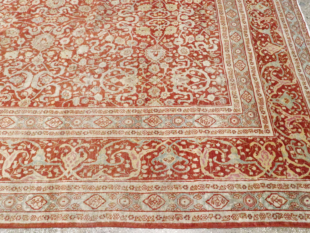 Antique Persian Tabriz Carpet, No.22015 - Gsblank