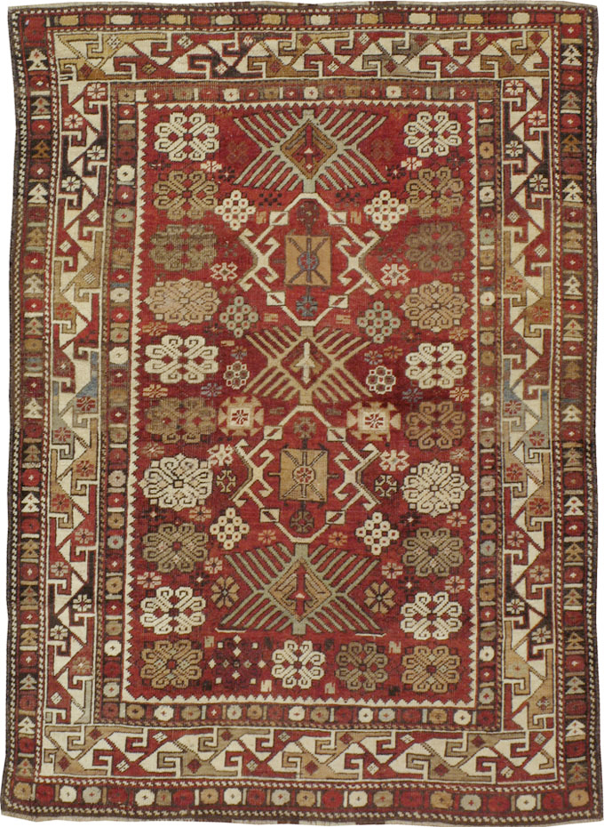 Antique Caucasian Kuba Rug, No.22031 - Gsblank