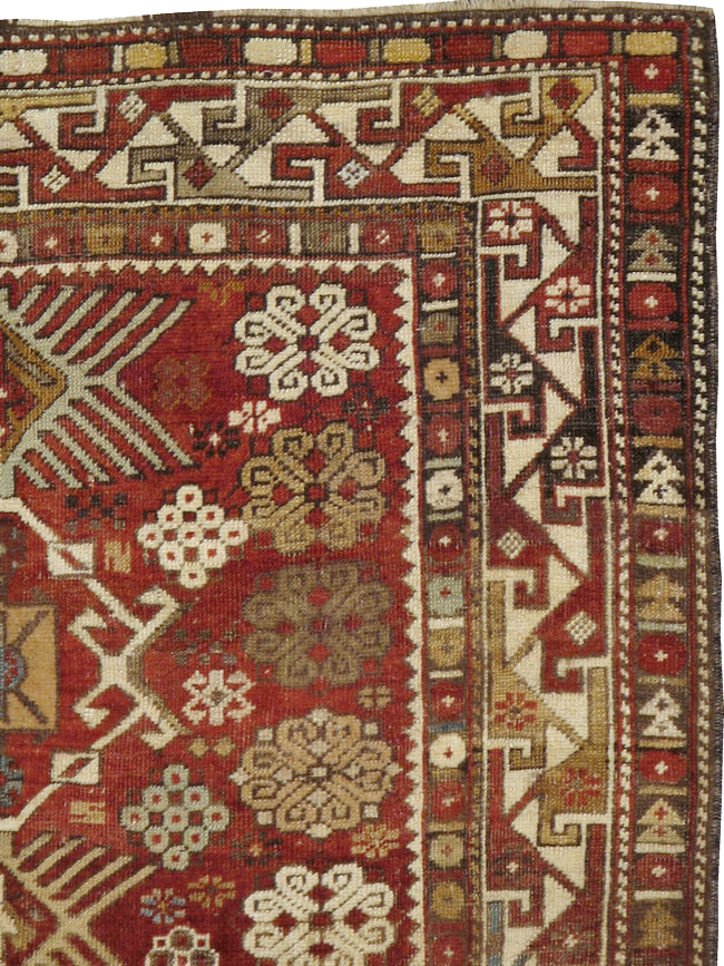 Antique Caucasian Kuba Rug, No.22031 - Gsblank