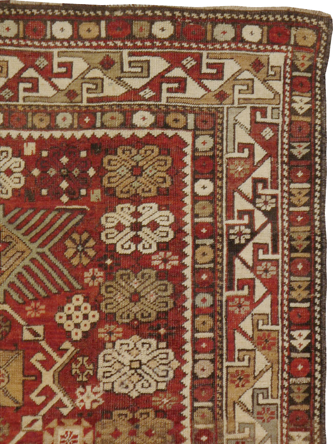 Antique Caucasian Kuba Rug, No.22031 - Gsblank
