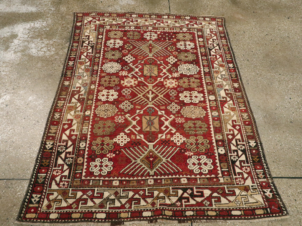 Antique Caucasian Kuba Rug, No.22031 - Gsblank