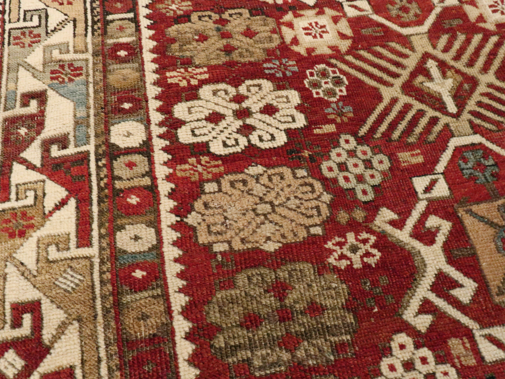 Antique Caucasian Kuba Rug, No.22031 - Gsblank