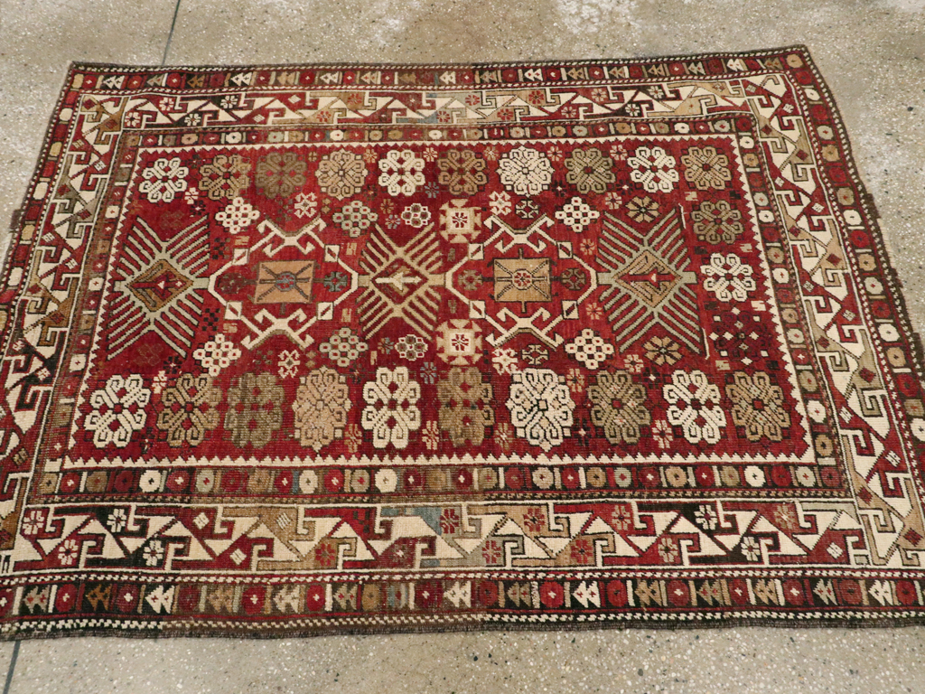 Antique Caucasian Kuba Rug, No.22031 - Gsblank