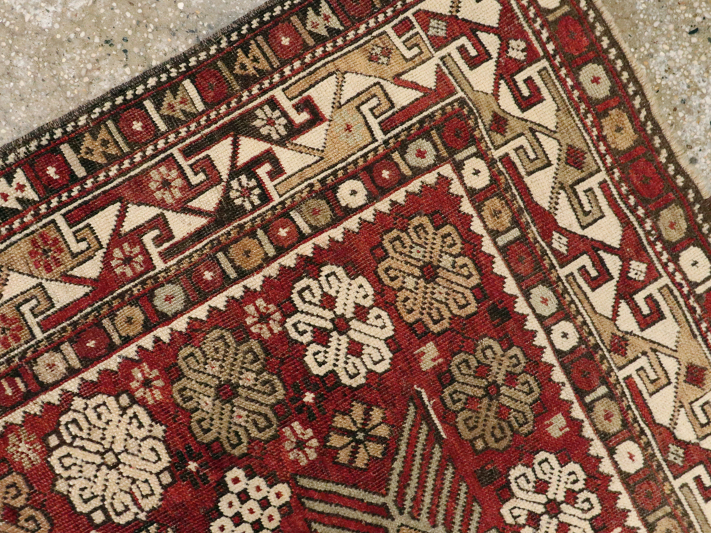 Antique Caucasian Kuba Rug, No.22031 - Gsblank