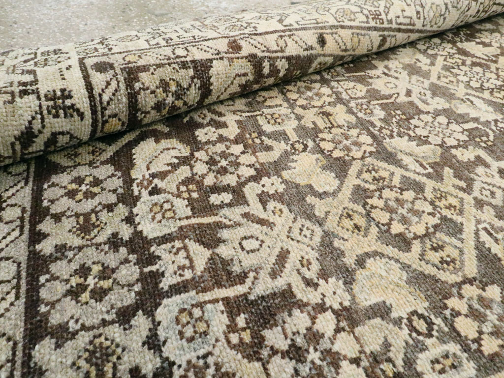 Vintage Persian Malayer Wide Gallery Runner, No.22036 - Gsblank