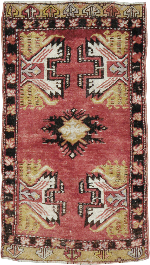 Vintage Turkish Oushak Rug, No.22039 - Gsblank