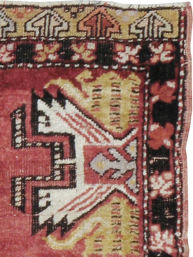 Vintage Turkish Oushak Rug, No.22039 - Gsblank