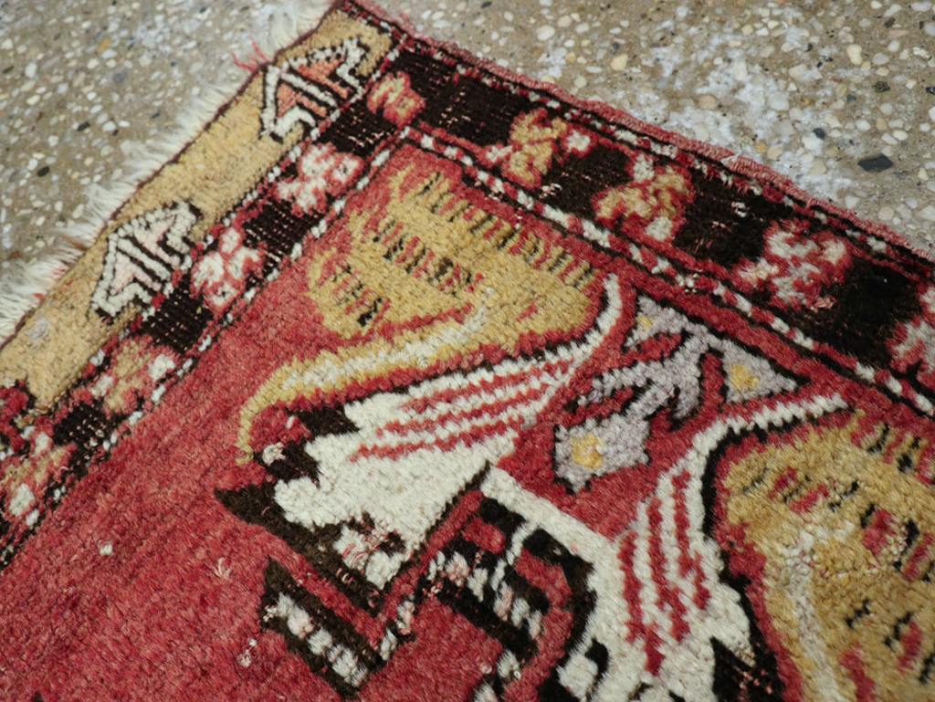 Vintage Turkish Oushak Rug, No.22039 - Gsblank
