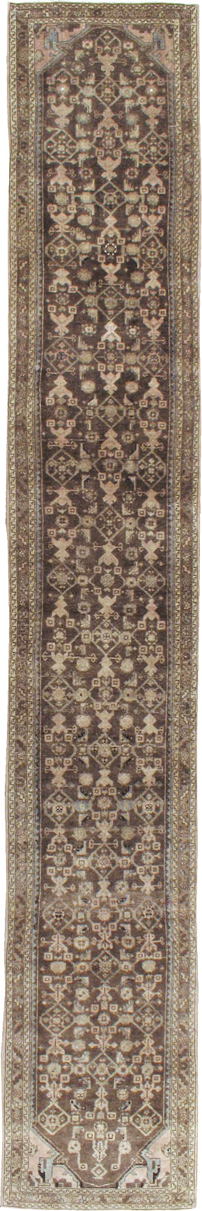 Vintage Persian Malayer Runner, No.22046 - Gsblank