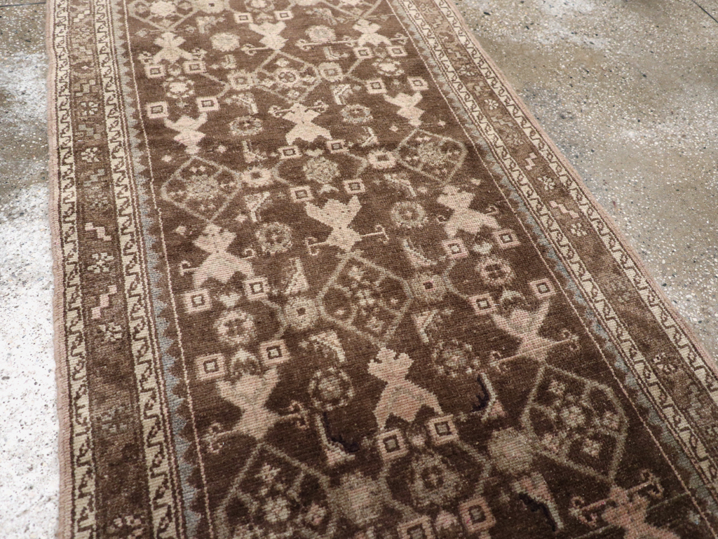 Vintage Persian Malayer Runner, No.22046 - Gsblank