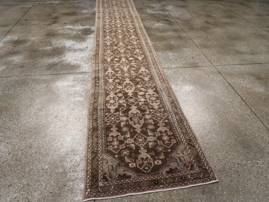 Vintage Persian Malayer Runner, No.22046 - Gsblank