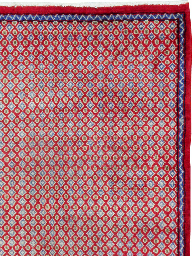 Vintage Persian Kashan Modernist Rug (Pair: 1 of 2), No.22048 - Gsblank