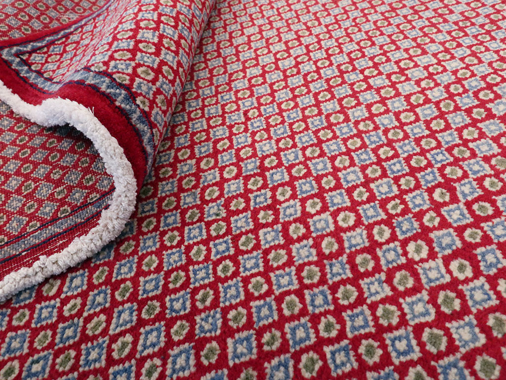 Vintage Persian Kashan Modernist Rug (Pair: 1 of 2), No.22048 - Gsblank