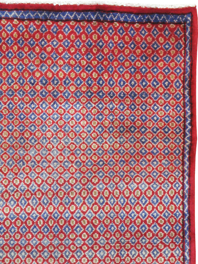 Vintage Persian Kashan Modernist Rug (Pair: 2 of 2), No.22049 - Gsblank