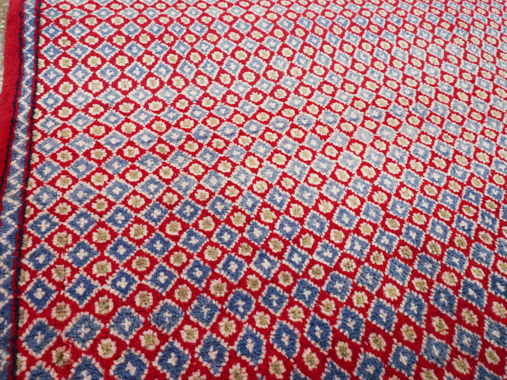 Vintage Persian Kashan Modernist Rug (Pair: 2 of 2), No.22049 - Gsblank